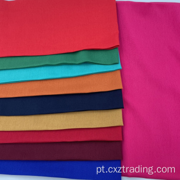 Plano liso tingido de cor pura 100% pano de rayon